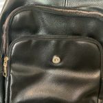 Synthetic Leather And Polyester Backpack Black Photo 1