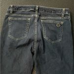 Michael Kors  Dark Wash Izzy Skinny Jeans Fitted‎ Gold Thread Size 8 Photo 7