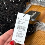 Nicole Miller  Black Sequin Shoulder Bag Evening Purse Photo 5