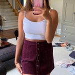 Brandy Melville Corduroy Button Skirt Photo 0