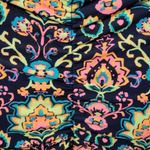 Xhilaration  blue neon paisley bikini set size large Photo 5