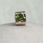 Chamilia Mickey Mouse 925 Sterling Silver Green Cubic Zirconia Charm Bead Photo 2