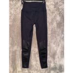 Alo Yoga moto sheer detail black activewear leggings size small #751 Photo 1
