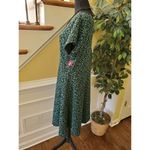 Last Exit Green Casual Dress SZ 1X W/ Necklace Set Photo 4