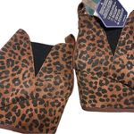 Toms Kelsey Cheetah Print Suede Pull On Chelsea Boots 9 Photo 4