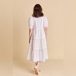 English Factory  SCALLOPED EDGE MIDI DRESS | M Photo 1