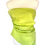 ZARA  strapless poplin top Sz L Photo 3