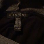 Eileen Fisher Gray & Black Colorblock Long Sleeve Soft Cozy Hoody XXXS Photo 6