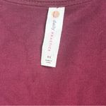 Anthropologie  Daily Practice Burgundy Slim Tank Mini Dress Square Neck Size XS Photo 4