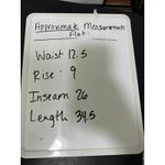 Frame Le Crop Mini Boot Multi Cream/White Cotton Blend Jeans Women's Size 25 Photo 11