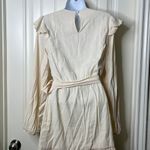 Etophe studios NWT! Etophe Sudios Creme Linen Dress with Wrap Skirt Size Small Photo 4