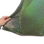 Poster Girl NEW NWT Benny Metallic Chainmail Dress Ultra Serpentine Green Blue Photo 7