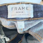 Frame  Women's High Rise Le High Skinny Jeans Dark Blue Size 31 Denim Stretch Photo 2