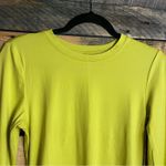 Jessica Simpson  Active Lime‎ Green Open Back Long Sleeve Top Size Small Photo 2