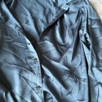 Abercrombie & Fitch Abercrombie Satin Button Down Blouse Blue Photo 1