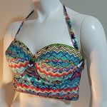 Jessica Simpson  Cheveron Patterned Bikini Top (L) Photo 0