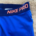 Nike Pro Women’s Sz M Royal Blue Dri Fit Core Compression Leggings Photo 7