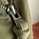 TNA Olive Hooded Drawstring Parka Jacket Size XXS Photo 2