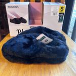 32 Degrees Heat 32 Degrees womens plush memory foam slip on slippers black S Photo 1