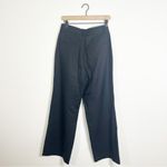 Everlane SHORT The Draper Pleated Pant in Buttersmooth Black Size 4 Photo 7