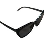 Rachel Zoe Nina Style Black Plastic Cat Eye Shape Frame Sunglasses. Photo 2