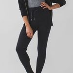Lululemon Sweet Savasana Sweater Knit Stirrup Pants 8 Heathered Black Photo 0