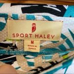 Sport Haley tropical golf tennis skirt skort shirt medium large SET White Photo 5