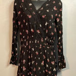American Rag  Cie black floral mini dress Photo 0