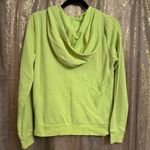 PINK - Victoria's Secret  Lime Green Logo Full Zip Sweater Small Photo 1