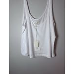 The Great  Scoop Neck Tank True White Size 1 NWT Photo 3