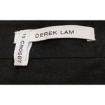 Derek Lam  10 Crosby Black White Straight Leg Cropped Pants Trousers Women's Sz 2 Photo 2