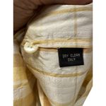 Ellen Tracy  Vintage Silk Blouse‎ Women's Size 6 Yellow Plaid Long Sleeve Photo 2