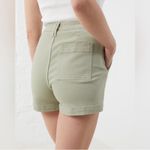 NWT Upwest Utility Denim Shorts Desert Sage Green Stretchy Comfy Staple Size XL Photo 13