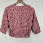 Anthropologie Pins & Needles Jacket Womens XS Pink Floral Lace Zip Dainty Boho Photo 5