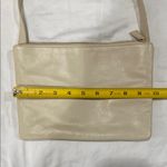 Saks 5th Avenue Saks Fifth Avenue Cream Crossbody Bag with Gold Accents Photo 5