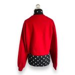 Gildan The Varsity Atlanta Unisex Sweatshirt Sz S Cropped Red Long Sleeve Georgia Photo 2