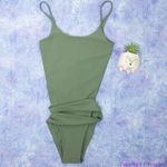 NEW Free People X Mare Perpetua Essential One Piece Swimsuit In Sage, L Green Size L Photo 3