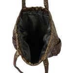 Brown Puffer Quilted Tote Bag Shoulder Bag 14 x 12 x 3.5 Inches Photo 6
