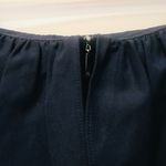 Ralph Lauren Navy Blue Dress Ruffled Cold Shoulder sz 2. Photo 3