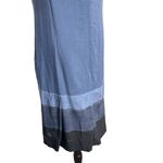 Akris Punto A Line Sleeveless Wool High Neck Ombre Colorblock Dress Blue Navy 8 Photo 7