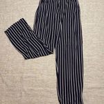 Brandy Melville Striped Blue Navy White Pants Bottoms Photo 9