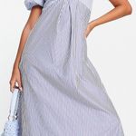 ASOS DESIGN mixed stripe cotton midi dress Photo 0