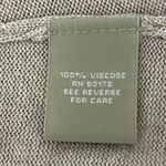 Joan Vass 100% Viscose Knit Open-Front Cardigan Long Sleeve Gray Women's Medium Photo 6