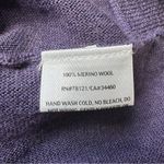 Eileen Fisher Merino Wool Boxy Relaxed Pullover Sweater L Purple Lagenlook Photo 7