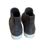 Vince Newlyn Suede Leather Pull-on Booties High Top Sneakers Grey Size 7 Women's Photo 6