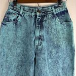 Gitano Vintage Women's 14 Short Blue Teal Denim Jeans High Rise Straight Photo 3