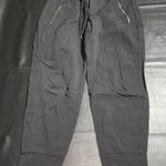 Athleta  Womens Black Trekkie North Crop Jogger‎ Pants 4 Tall Photo 0