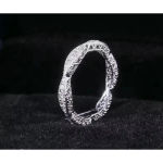 Boutique 1 Ct Pave 18k Gold Plated Simulated Diamond Eternity Wedding Band Ring,‎ Size 9 Photo 7