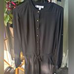 Jennifer Lopez Black Jumpsuit with Belted Waist Photo 1