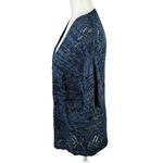 Carolyn Taylor  Blue Knit Cardigan Size M Photo 3